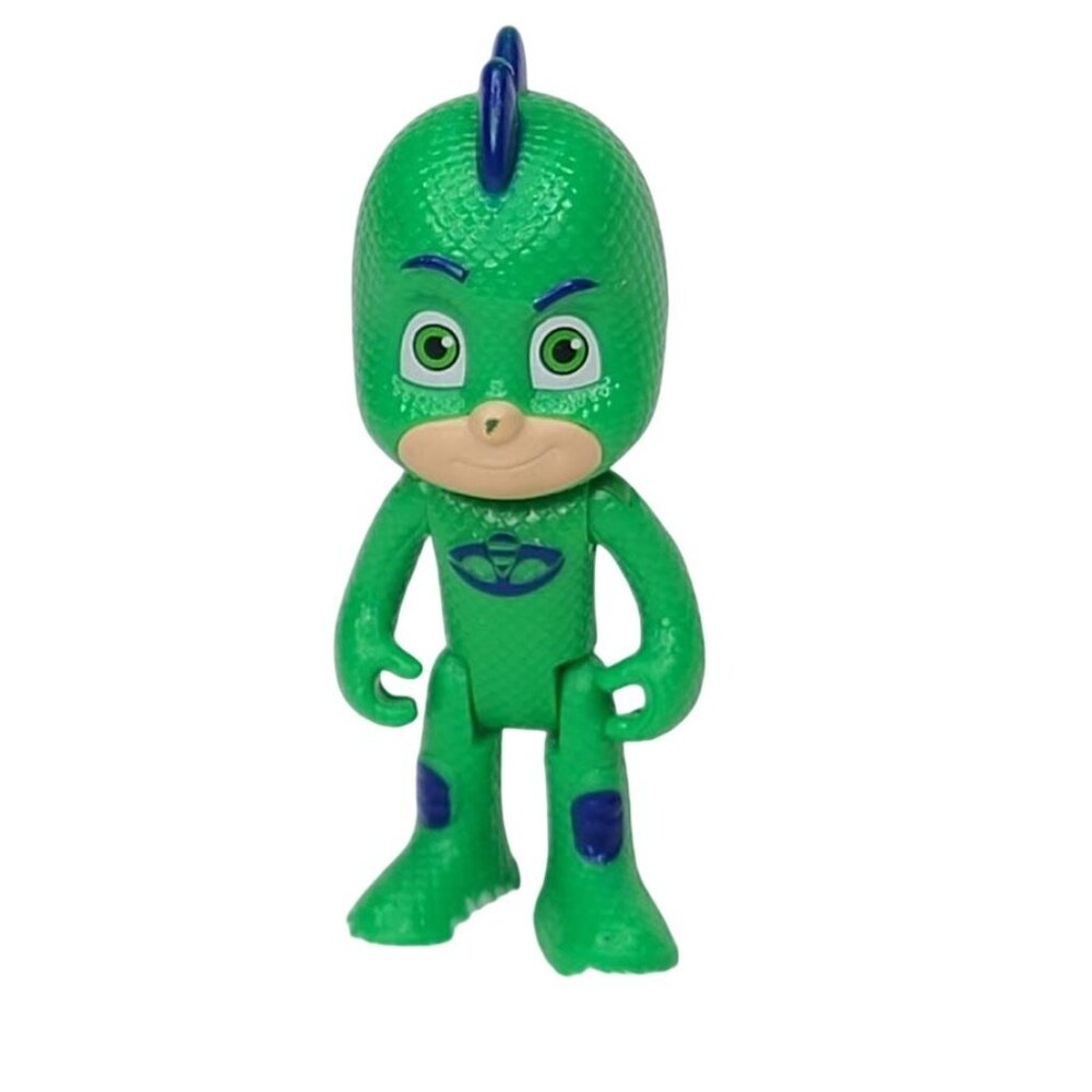 PJ Masks Gekko Figure Green w/ Blue Fin Brows Knee & Elbow Pads Version Gecko